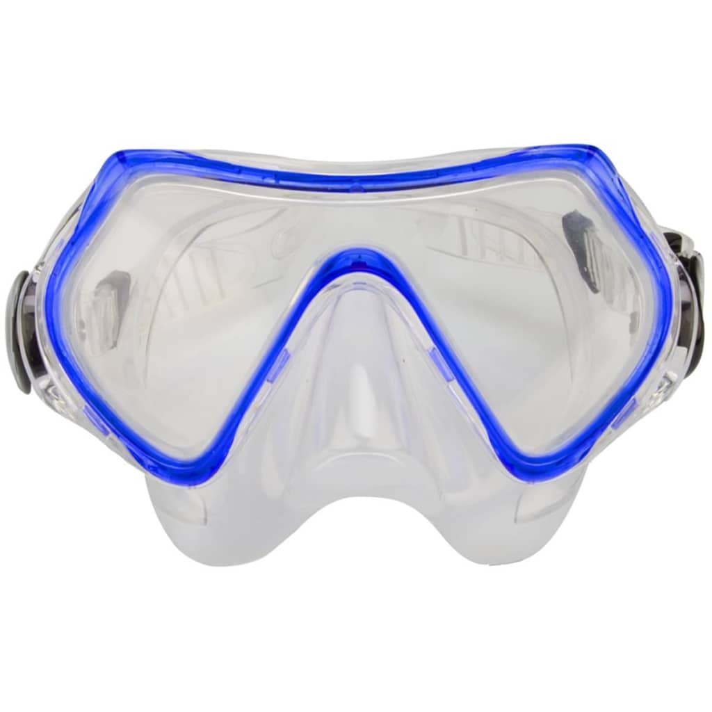 Waimea junior duik set met masker/snorkel/vin 34-38 kobalt blauw/zwart