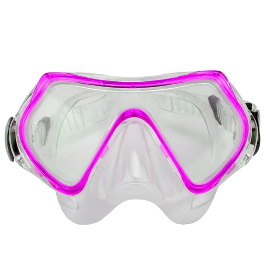 Waimea junior duik set met masker/snorkel/vin 34-38 roze/zwart