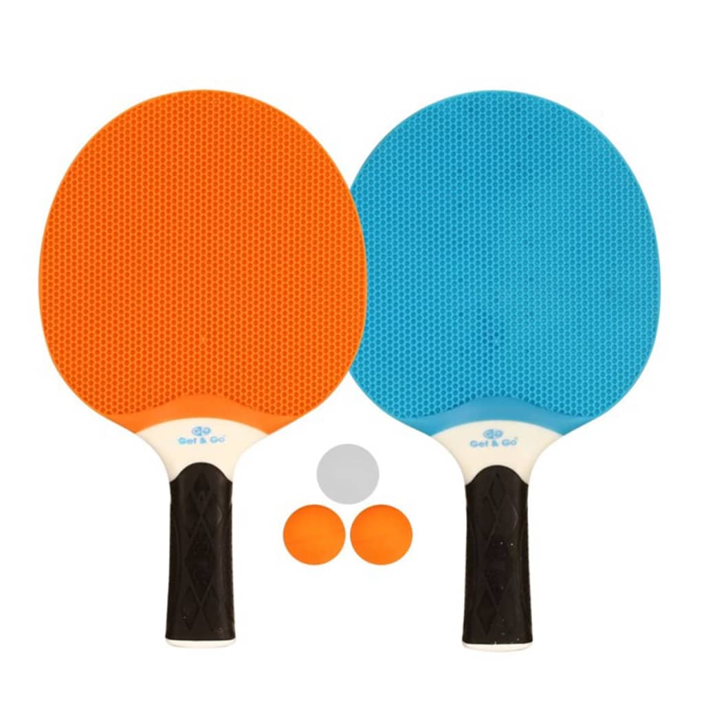 Afbeelding Get & Go Tafeltennis set blauw/oranje/lichtgrijs 61UP door Vidaxl.nl