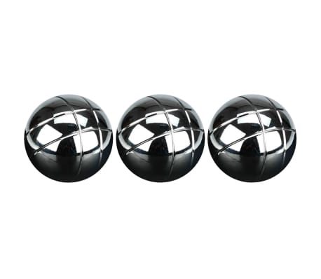 Get & Go Spiel Boule-Set 3 Kugeln Silbern COC 52JP-COC-Uni