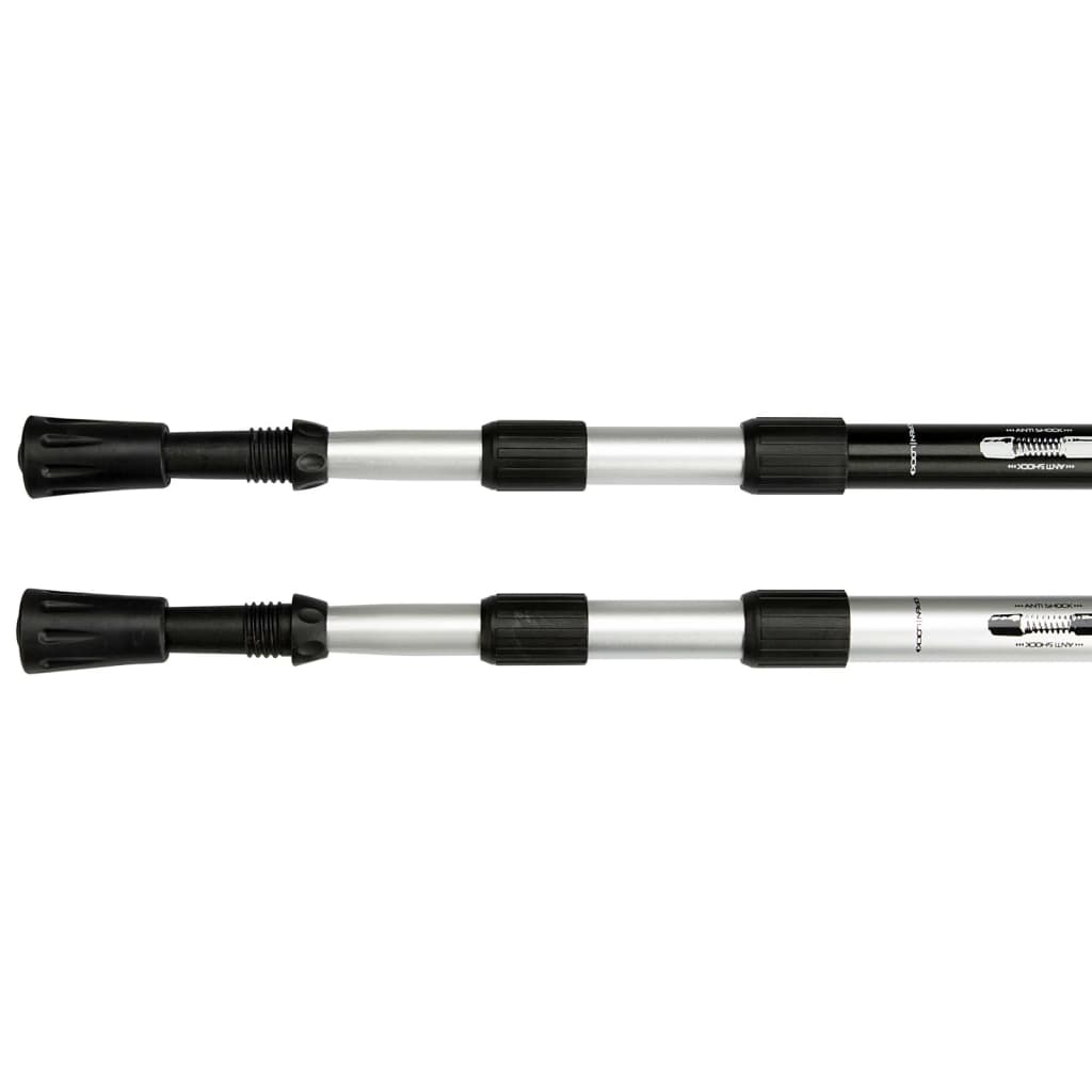 

Abbey Wandelstokken 2 st aluminium zilverkleurig 21SV-ZIB-Uni
