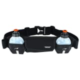 Avento Sportriem met 2 Flesjes Zwart 21OK
