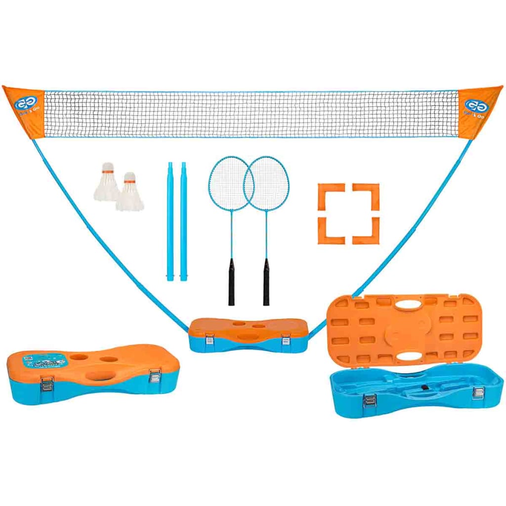 Set Instant Badminton Get & Go 65KA, albastru și portocaliu vidaxl.ro