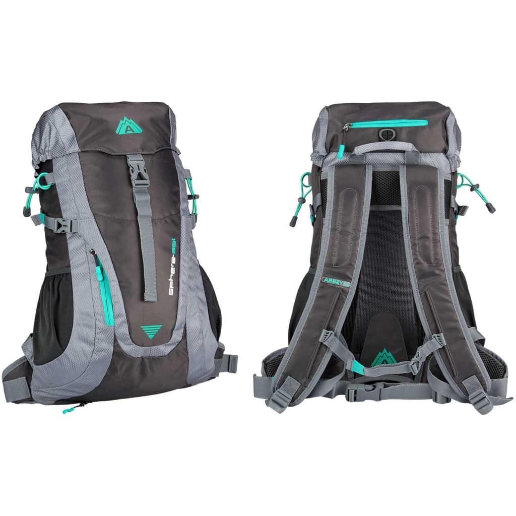 

Abbey Backpack Aero-Fit Sphere 35 L antraciet en groen 21QC-AGG-Uni