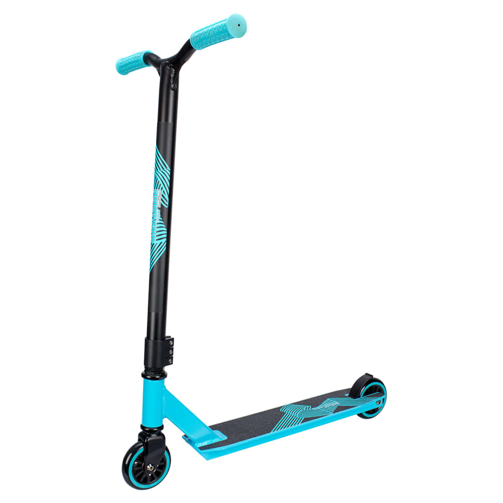 Afbeelding Black Dragon Stunt Scooter Zwart/Blauw - Step door Vidaxl.nl