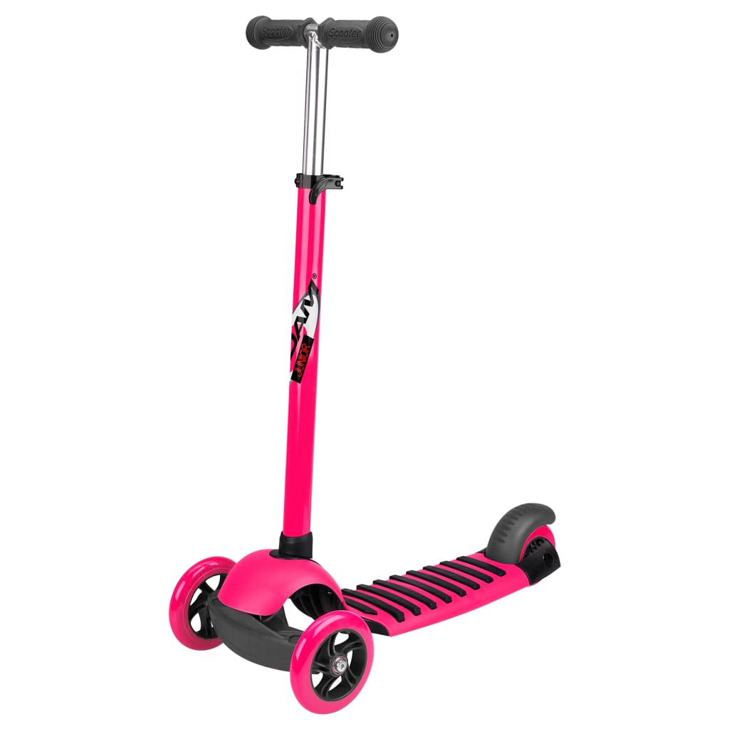 Nijdam Nidjam Patinete de 3 ruedas Tri-Surfer Maxi rosa y antracita Nios