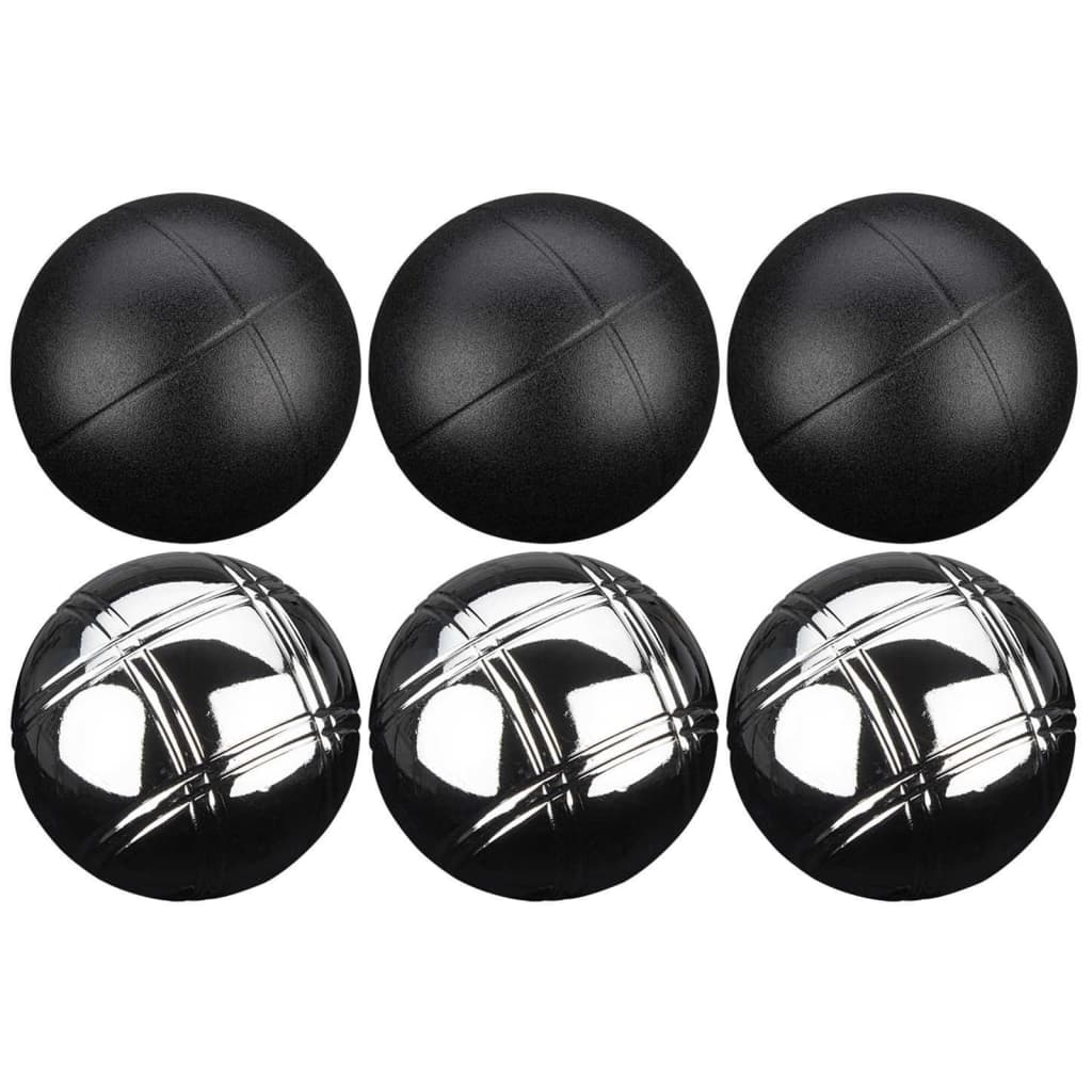 Get & Go jeu de boules set Luxe 11-delig zilver/zwart