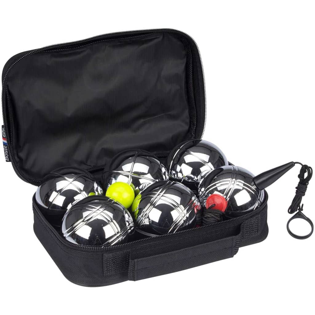 Get & Go Bocce-sarja V 6 palloa hopea 52JU-CHR-Uni