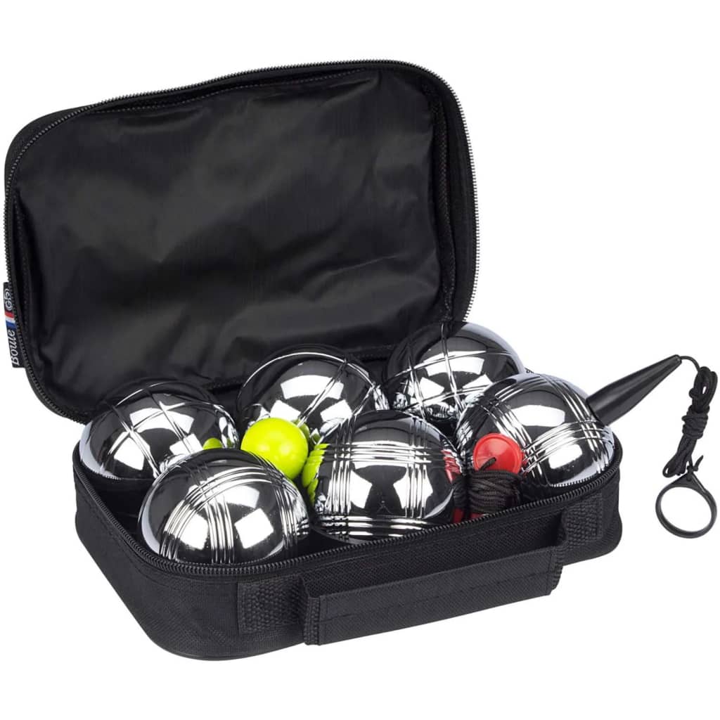 Afbeelding Get & Go jeu de boules set VI 11-delig zilver door Vidaxl.nl