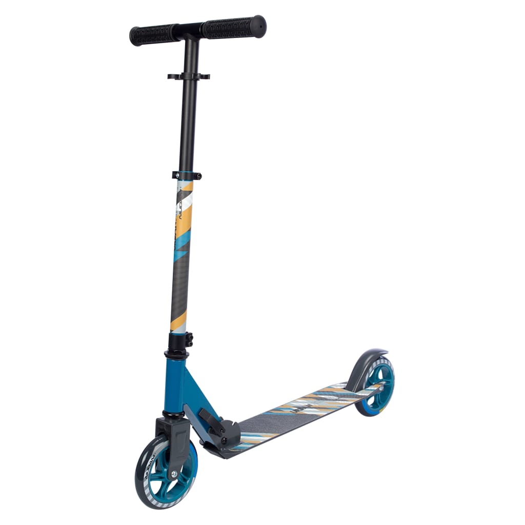 Nijdam Patinete plegable Urban Rider 145 azul y gris antracita Unisex