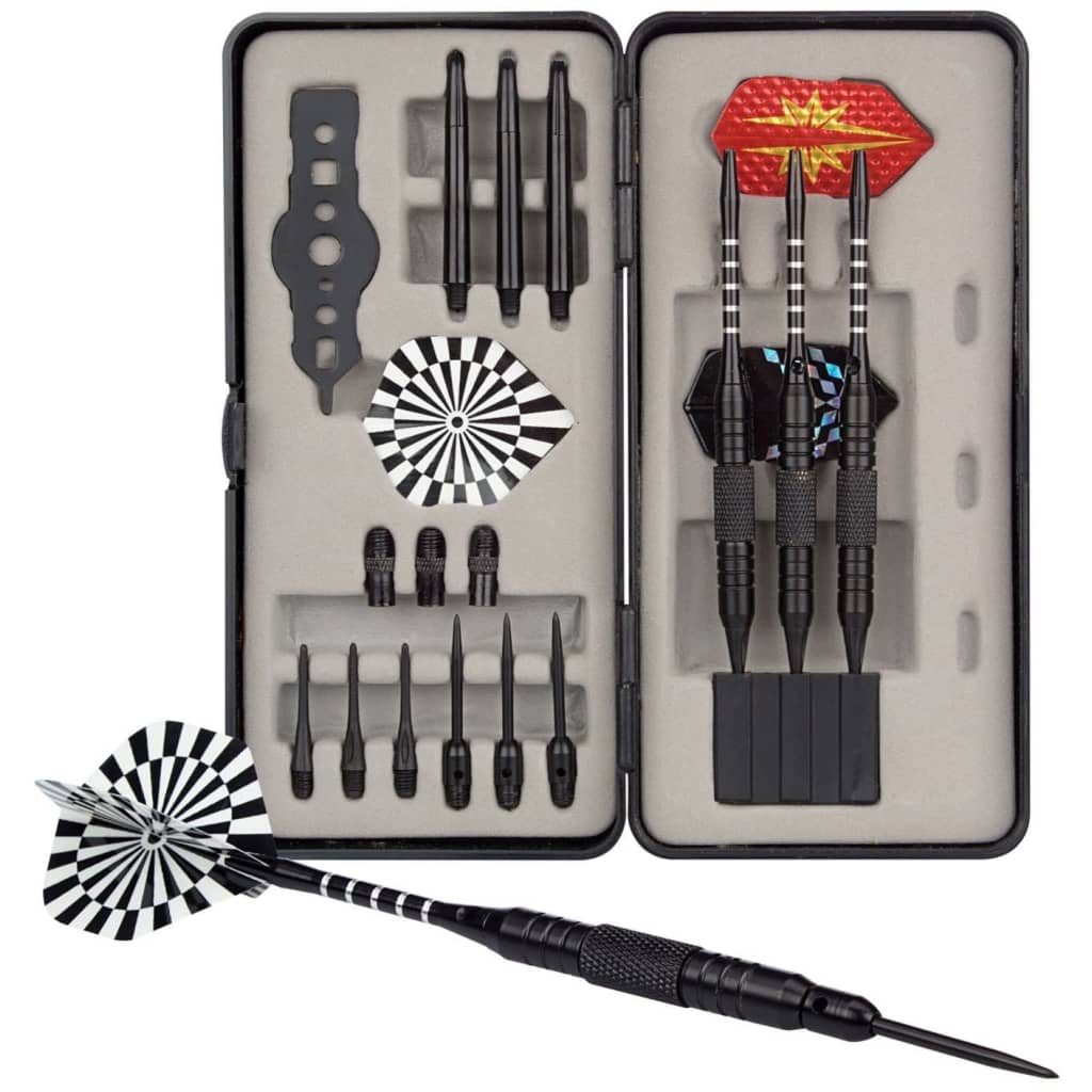 Afbeelding Abbey Darts dartset Full Range 21 gram zwart 32-delig door Vidaxl.nl