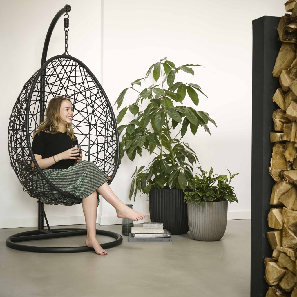 Кашпа Urban Tube, 43x41 см, черна, KBLT933