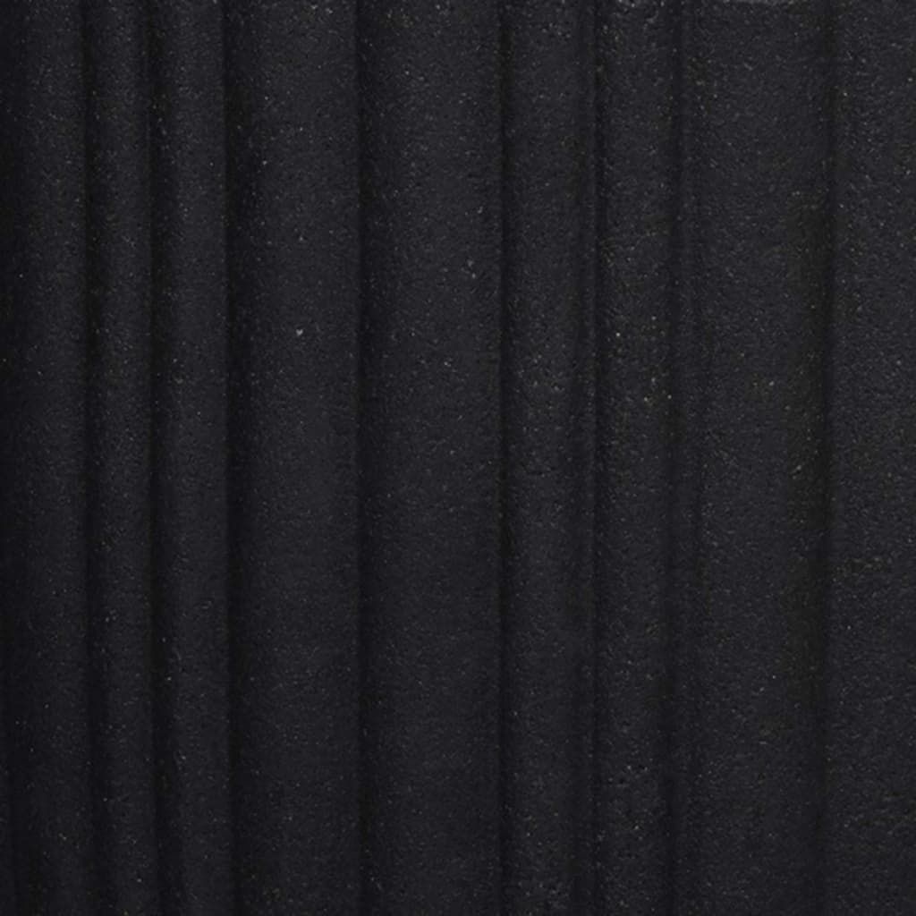 Capi Γλάστρα Οβάλ Urban Tube Μαύρη 54 x 52 εκ. KBLT935