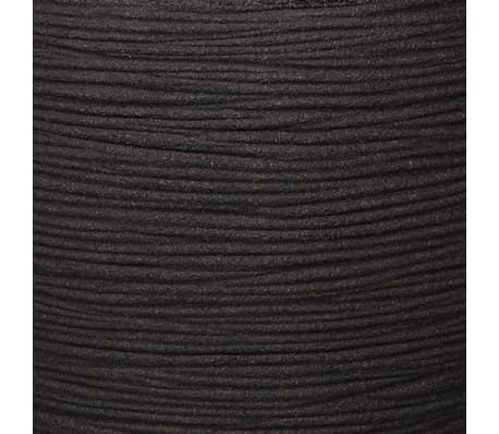 Capi Γλάστρα Οβάλ Nature Rib Μαύρη 35 x 34 εκ. KBLR932