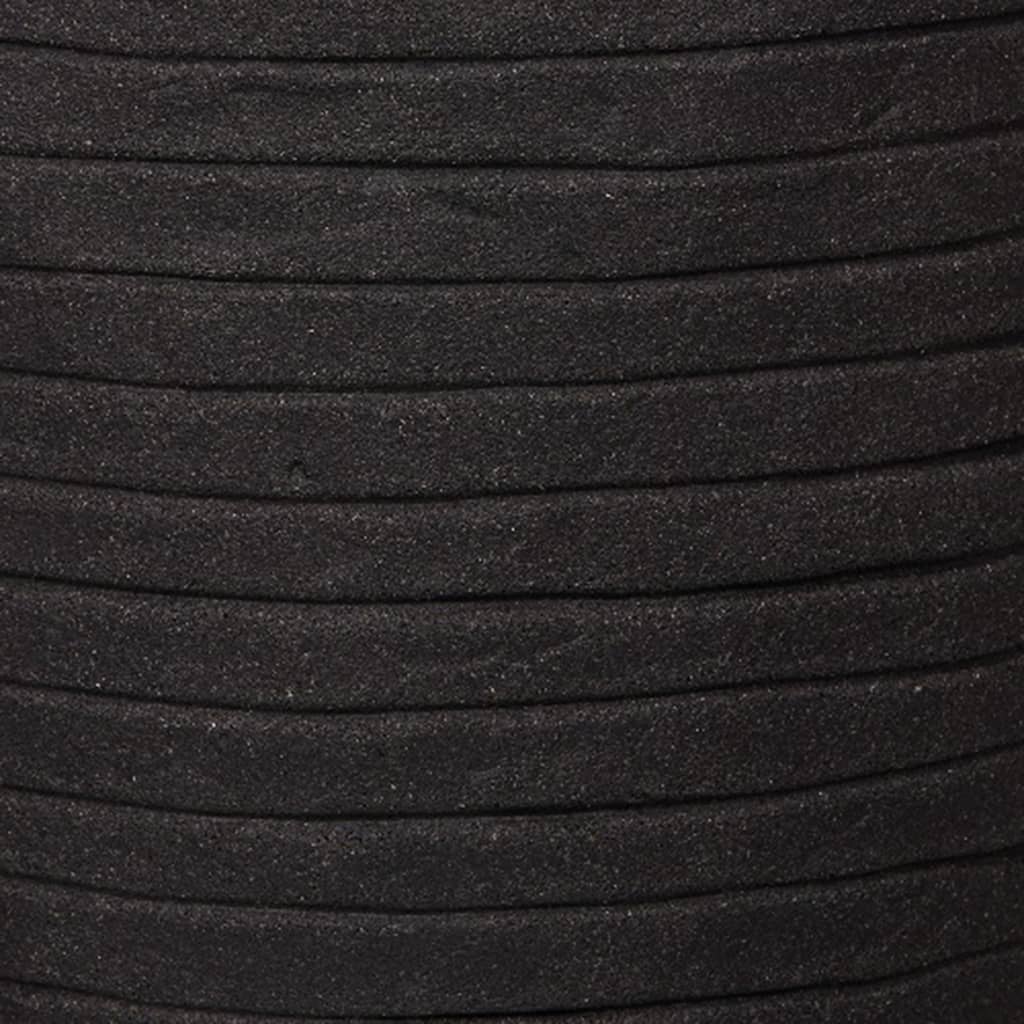 Capi Vase Nature Row Ball 62x48 cm Black KBLRO271