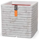 Capi Nature pot vierkant row NL 30x30x30 - ivoor