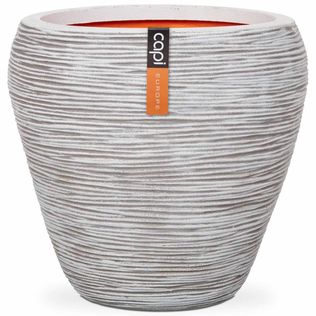 

Capi Bloempot Nature Rib taps 42x38 cm ivoorkleurig PKOFI362