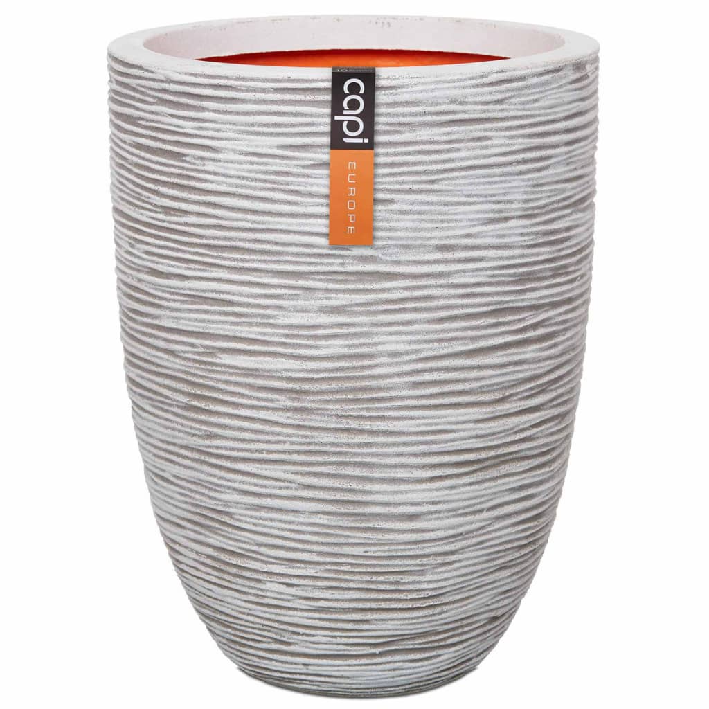 

Capi Bloempot Nature Rib elegant laag 36x47 cm ivoorkleurig PKOFI782