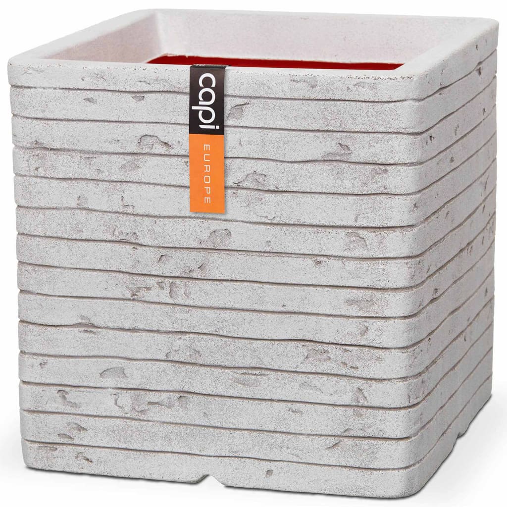 

Capi Plantenbak Nature Row vierkant 30x30 cm ivoor PKRWI902