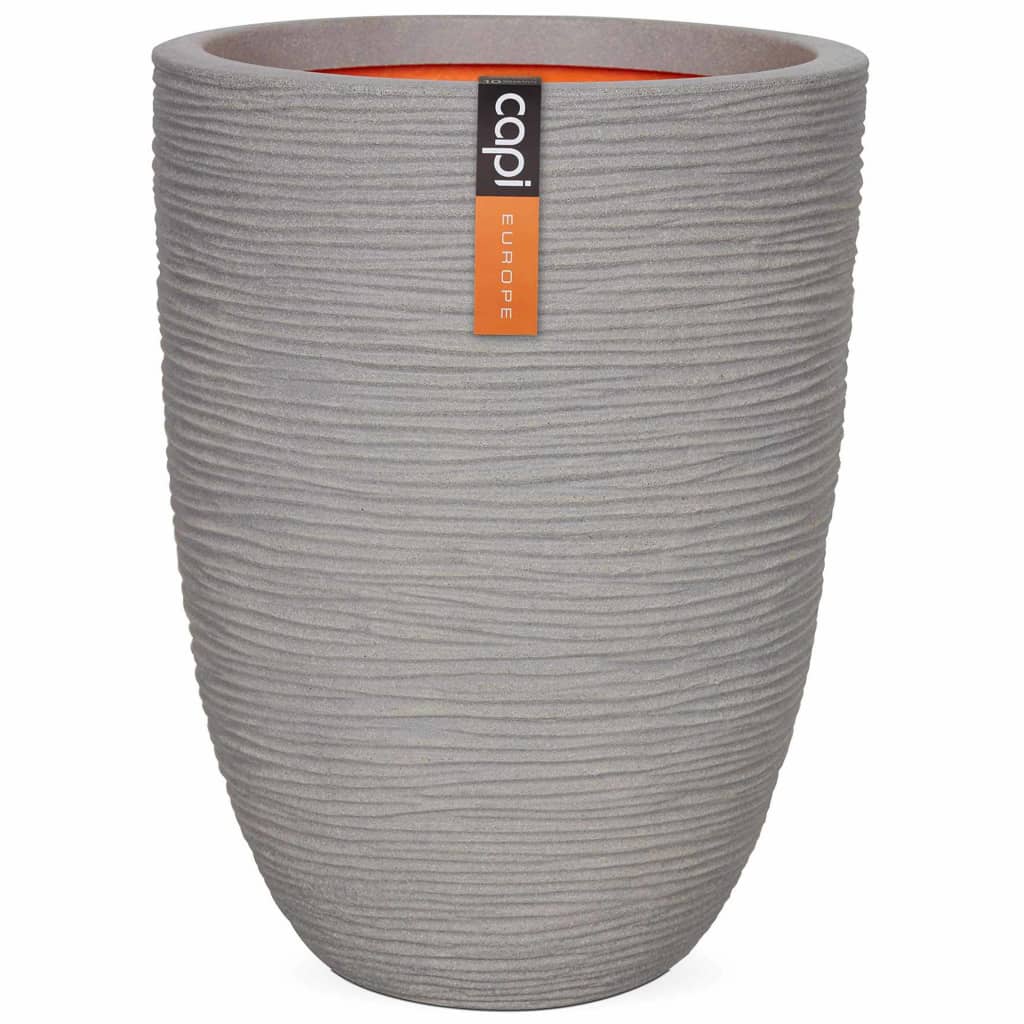 

Capi Bloempot Nature Rib elegant laag 36x47 cm grijs PKGRR782