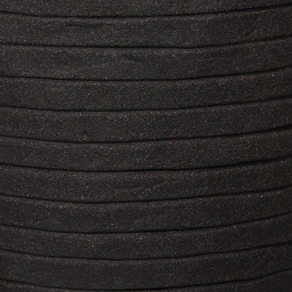 Capi Kvetináč v tvare vajca Nature Row čierny 54x52 cm KBLRO935