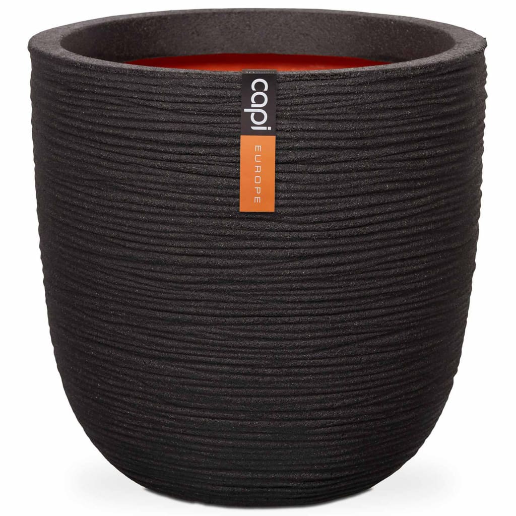 

Capi Bloempot Nature Rib 54x52 cm zwart PKBLR935