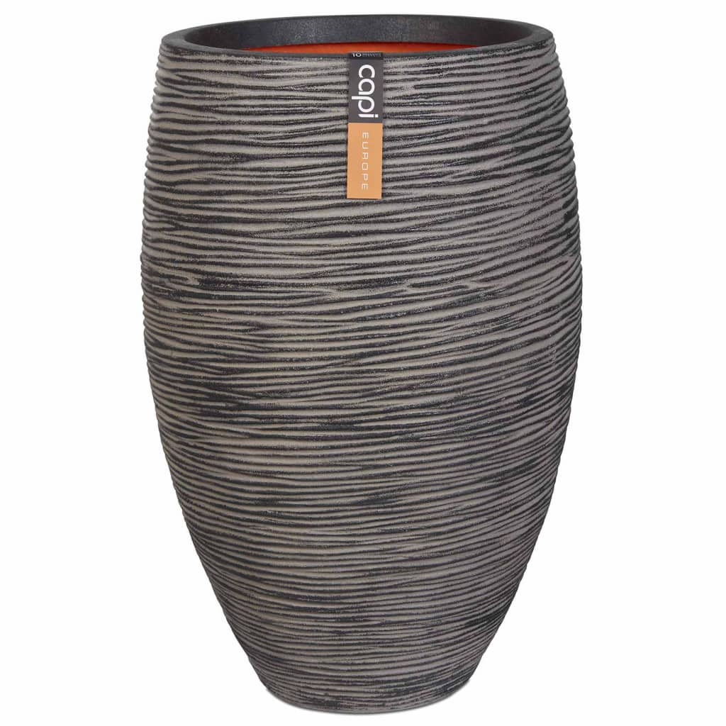 

Capi Bloempot Nature Rib elegant Deluxe 40x60 cm antraciet PKOFZ1131