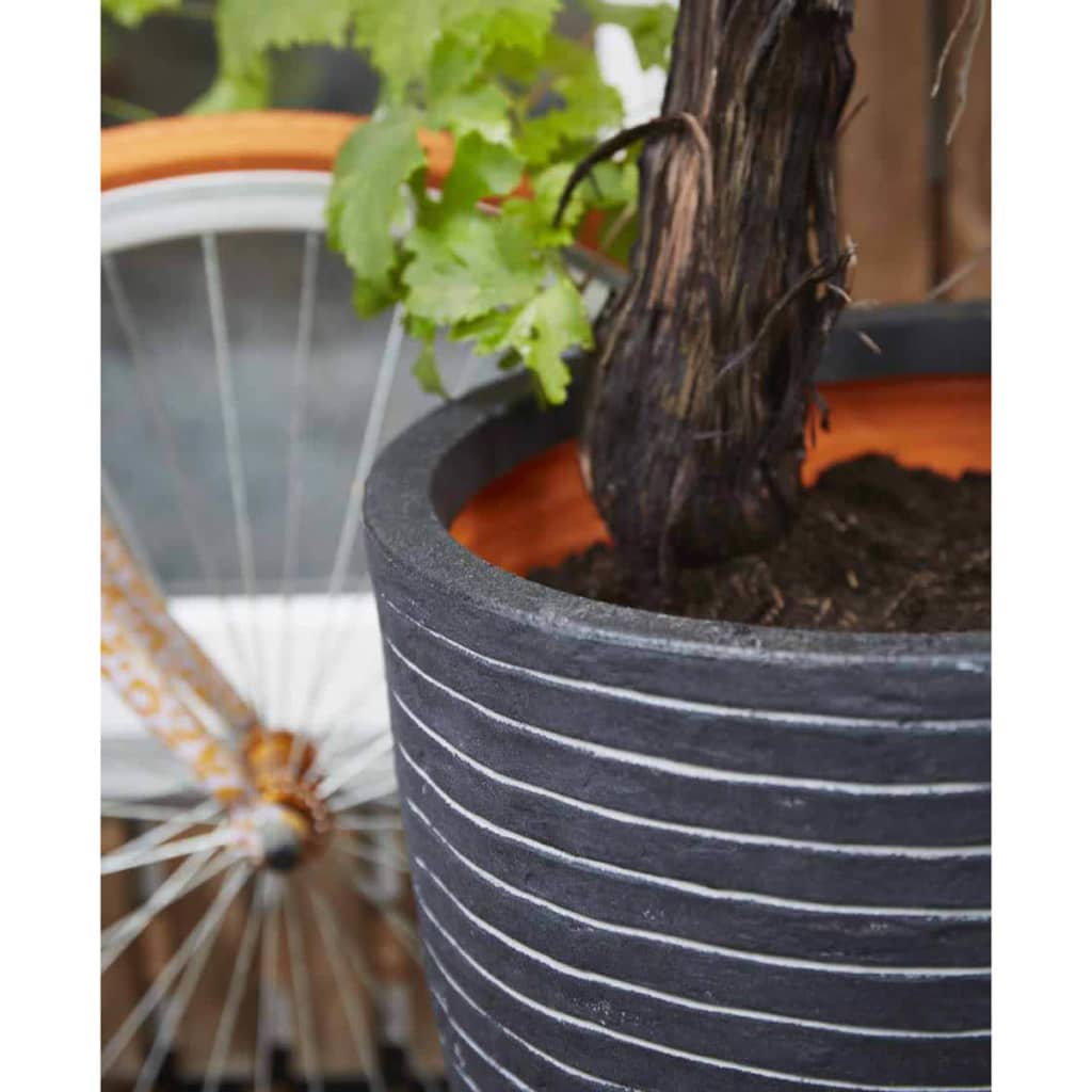 

Capi Bloempot Nature Row elegant laag 46x58 cm antraciet PKRWZ783
