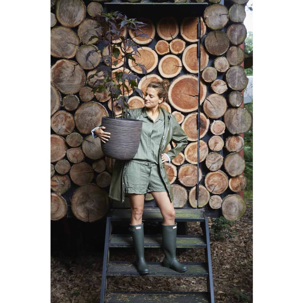 

Capi Bloempot Nature Rib 35x34 cm bruin PKOFB932