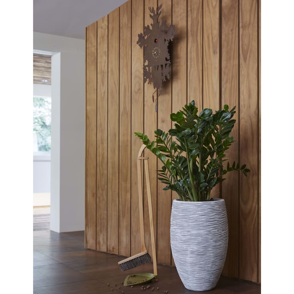 Afbeelding Capi Nature Rib NL vase luxe 45x72cm bloempot ivoor door Vidaxl.nl