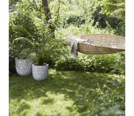 Capi Vazonas Clay, dramblio kaulo spalvos, 43x41cm, apvalus