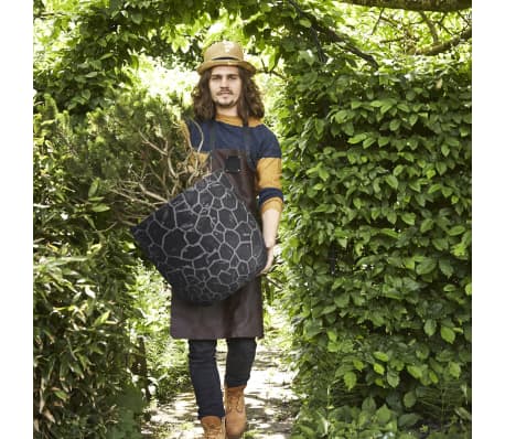 Capi Vazonas Clay, antracito spalvos, 35x34cm, apvalus