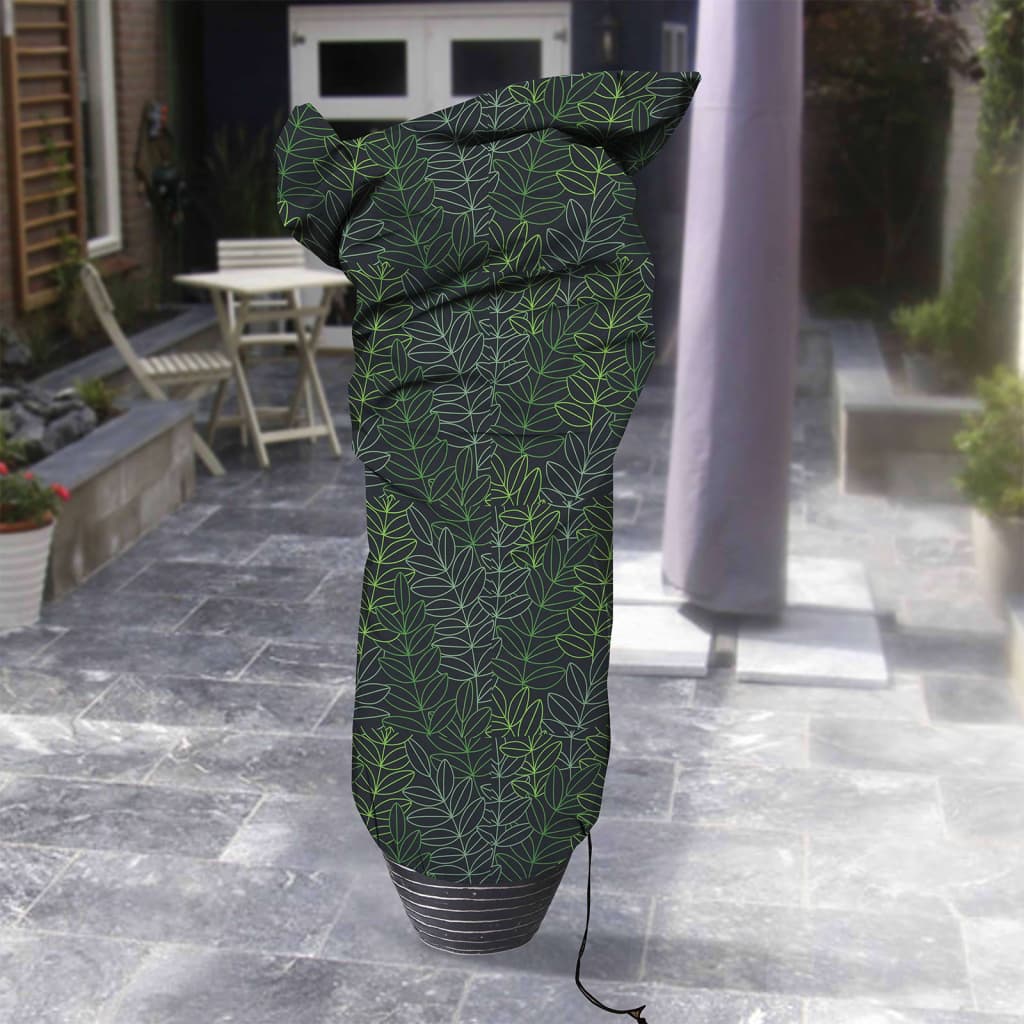 Capi Pflanzenabdeckung S 75x 150 cm Schwarz und Grün Bedruckt