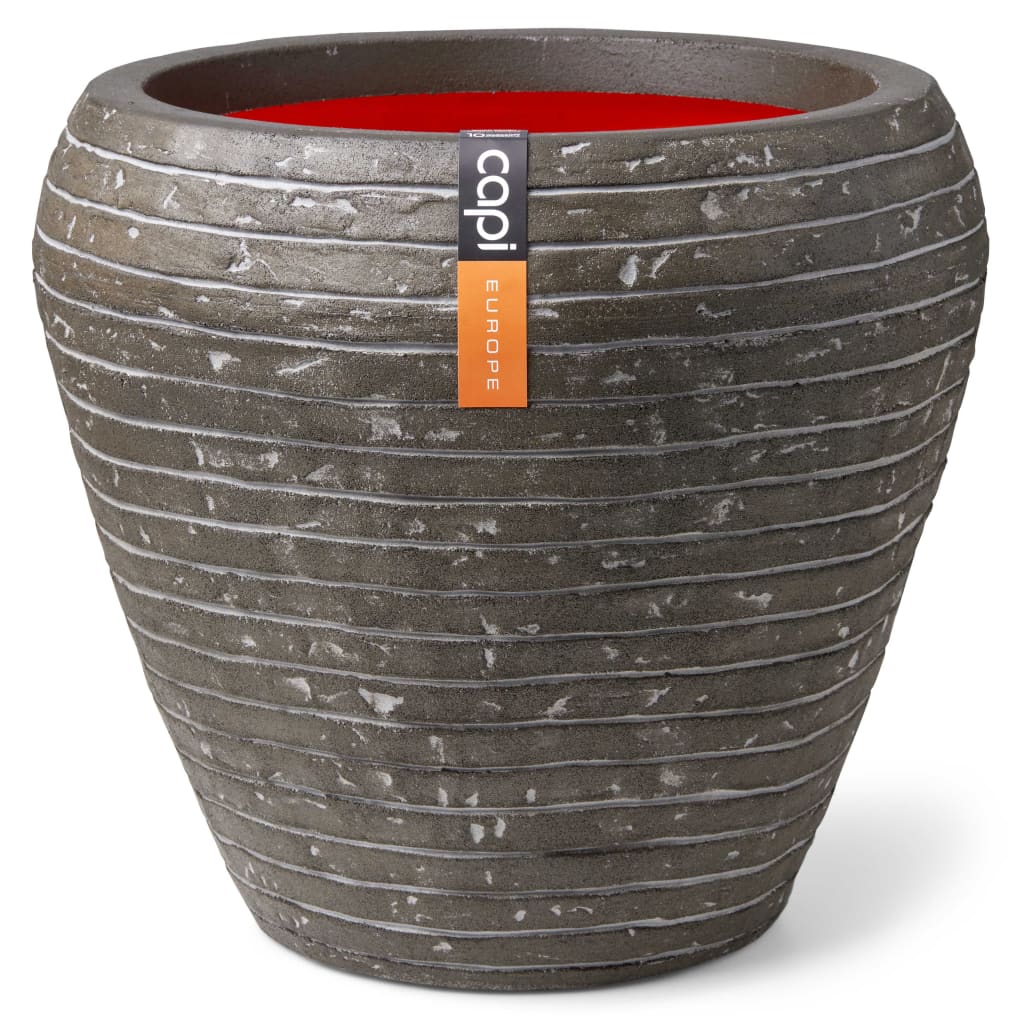 

Capi Bloempot Nature Row taps 42x38 cm olijfgroen
