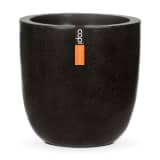 Bloempot bol III zwart Capi Lux