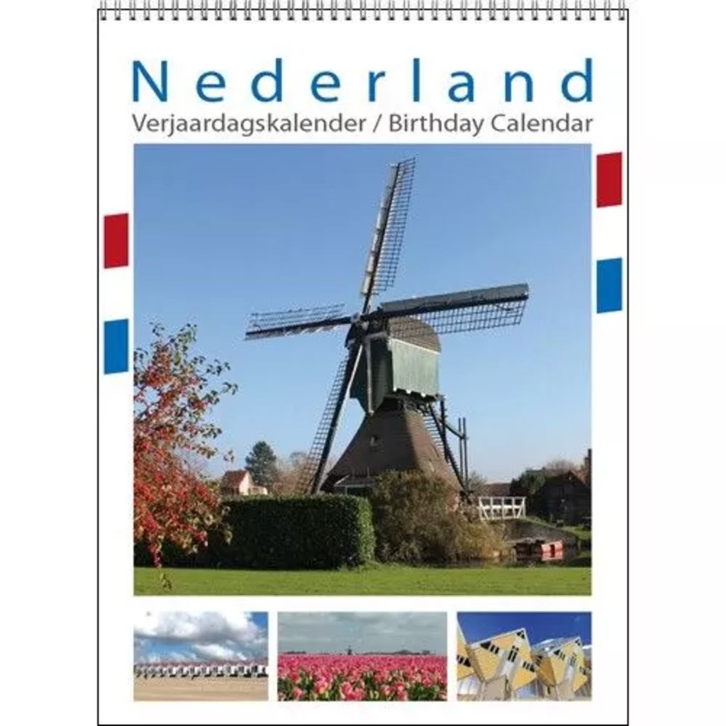 Afbeelding Comello Nederland Verjaardagskalender A4 door Vidaxl.nl