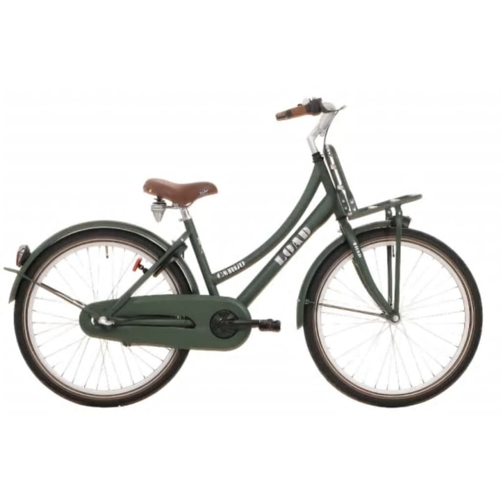 Bike Fun Load 24 Inch 39 cm Meisjes Terugtraprem Donkergroen