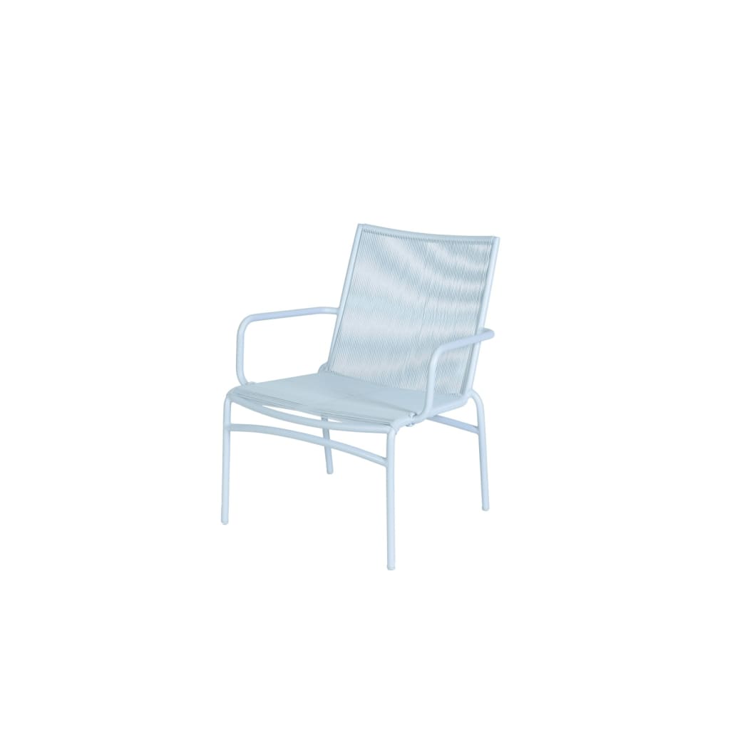 Valerie stacking lounge chair ice blue