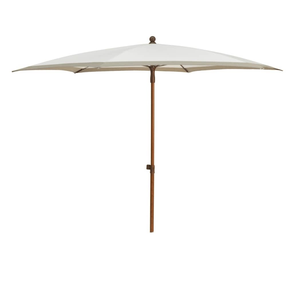 Beach parasol diameter 280cm wit taupe