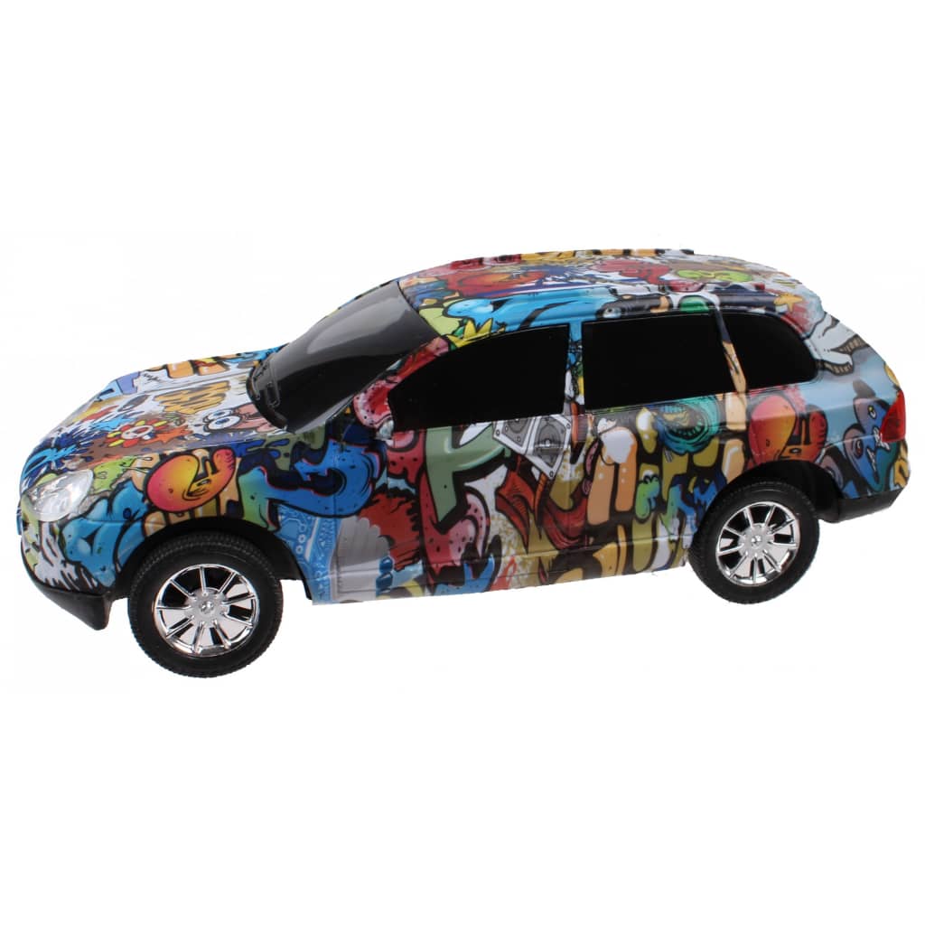 Jonotoys auto Speed King Graffiti jongens frictie 25 cm