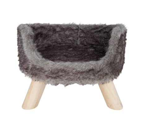 District70 Lit En Peluche Pour Chats Nordic Argente Vidaxl Ch