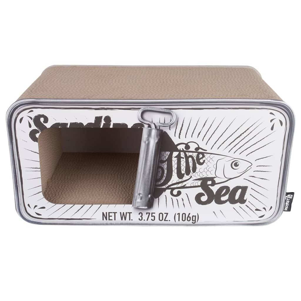 

DISTRICT70 Kattenkrabber/-huis SARDINE wit