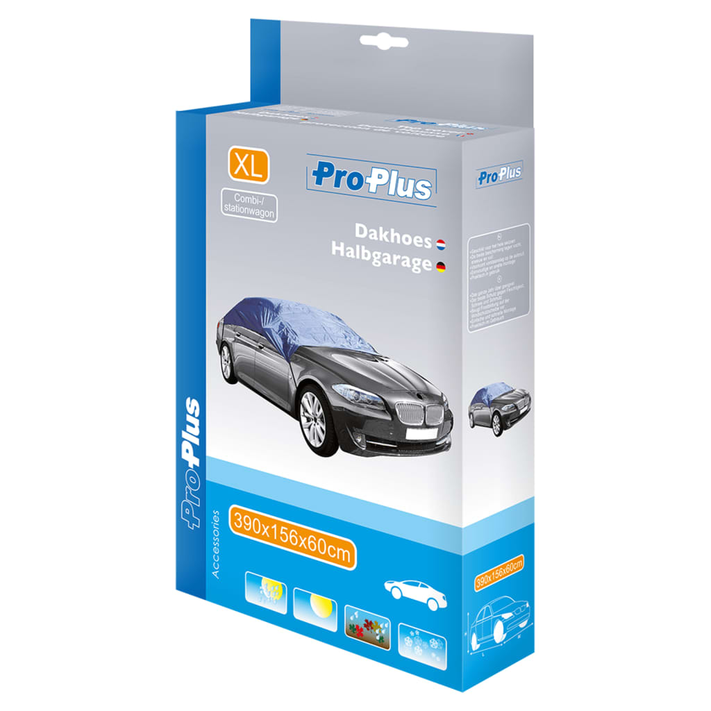 ProPlus Autohoes bovenkant XL 390x156x60 cm donkerblauw afbeelding