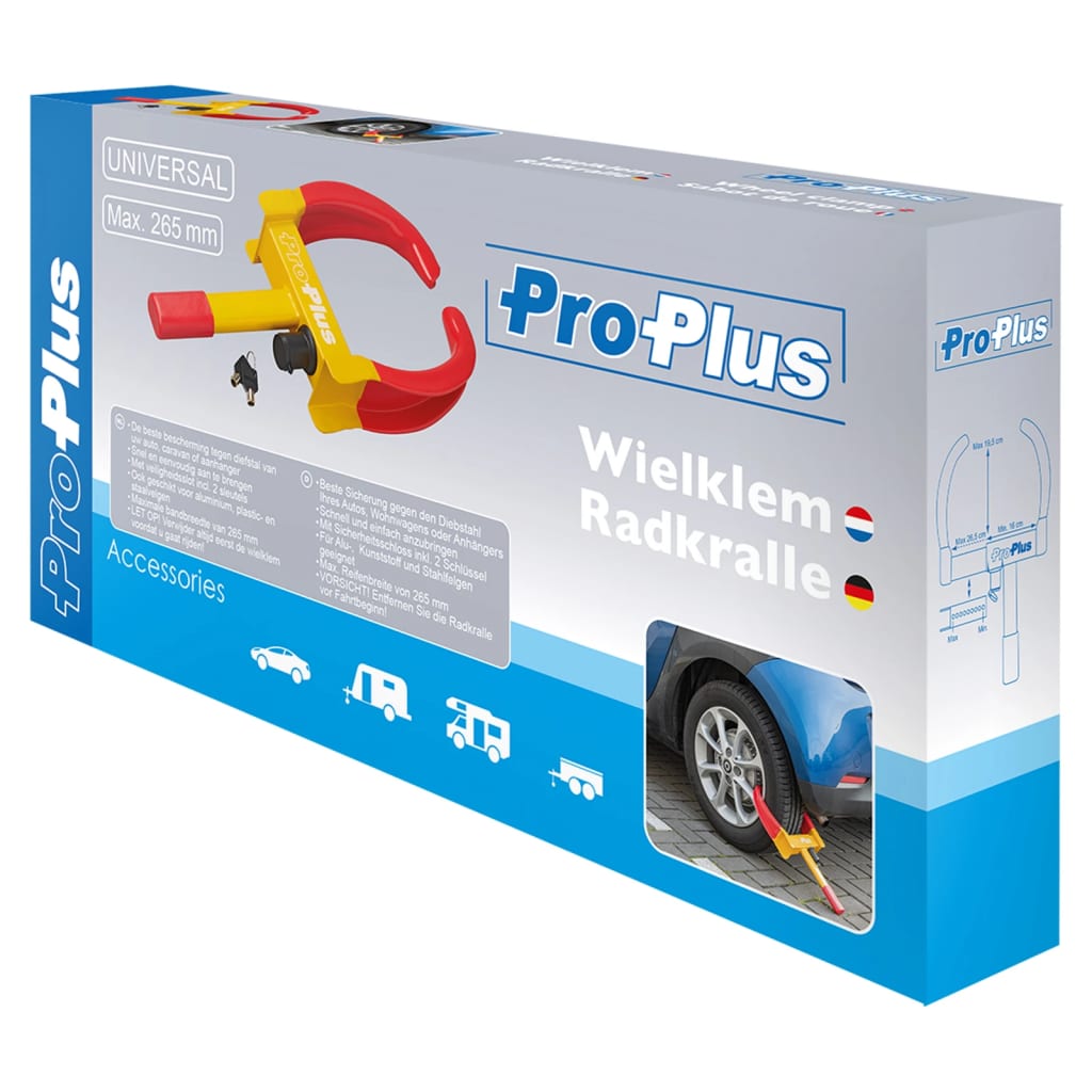 ProPlus 341341 univerzális kerékbilincs 