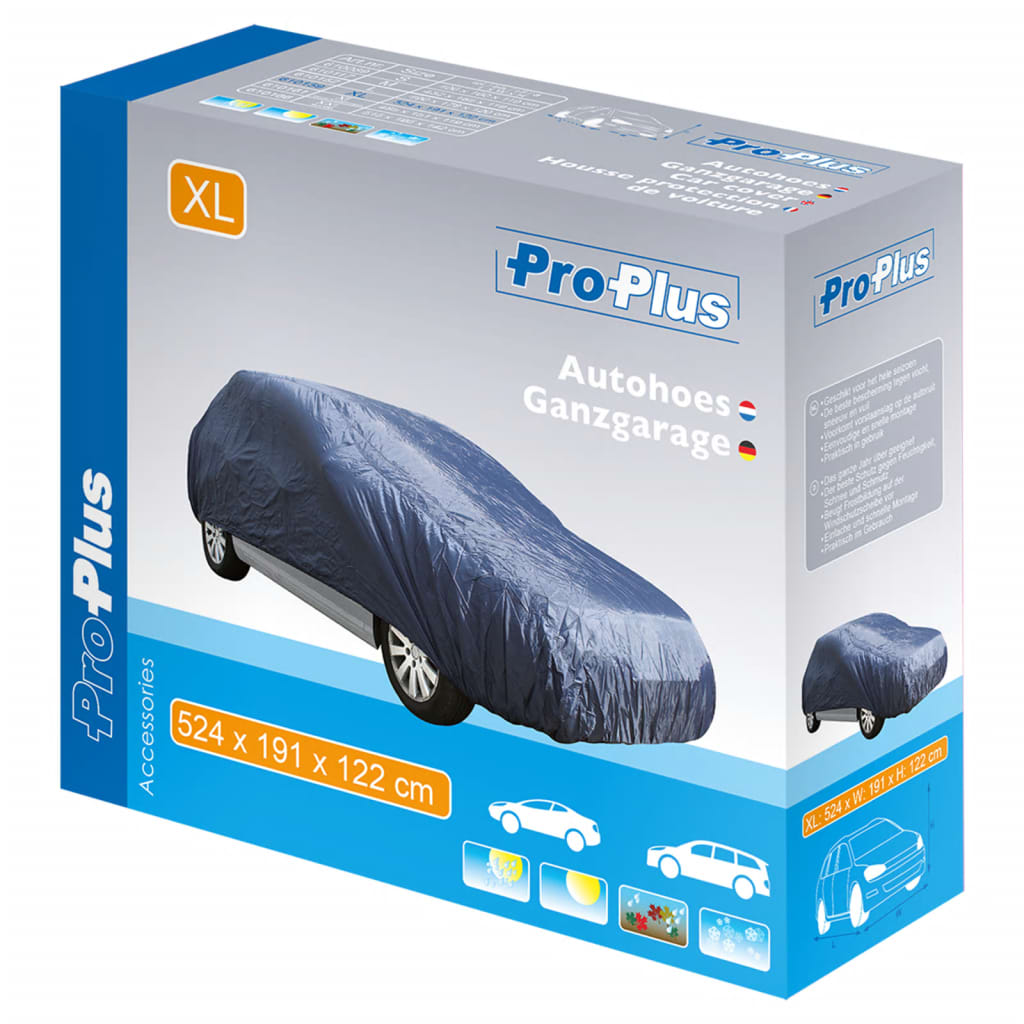 ProPlus Autohoes XL 524x191x122 cm donkerblauw afbeelding
