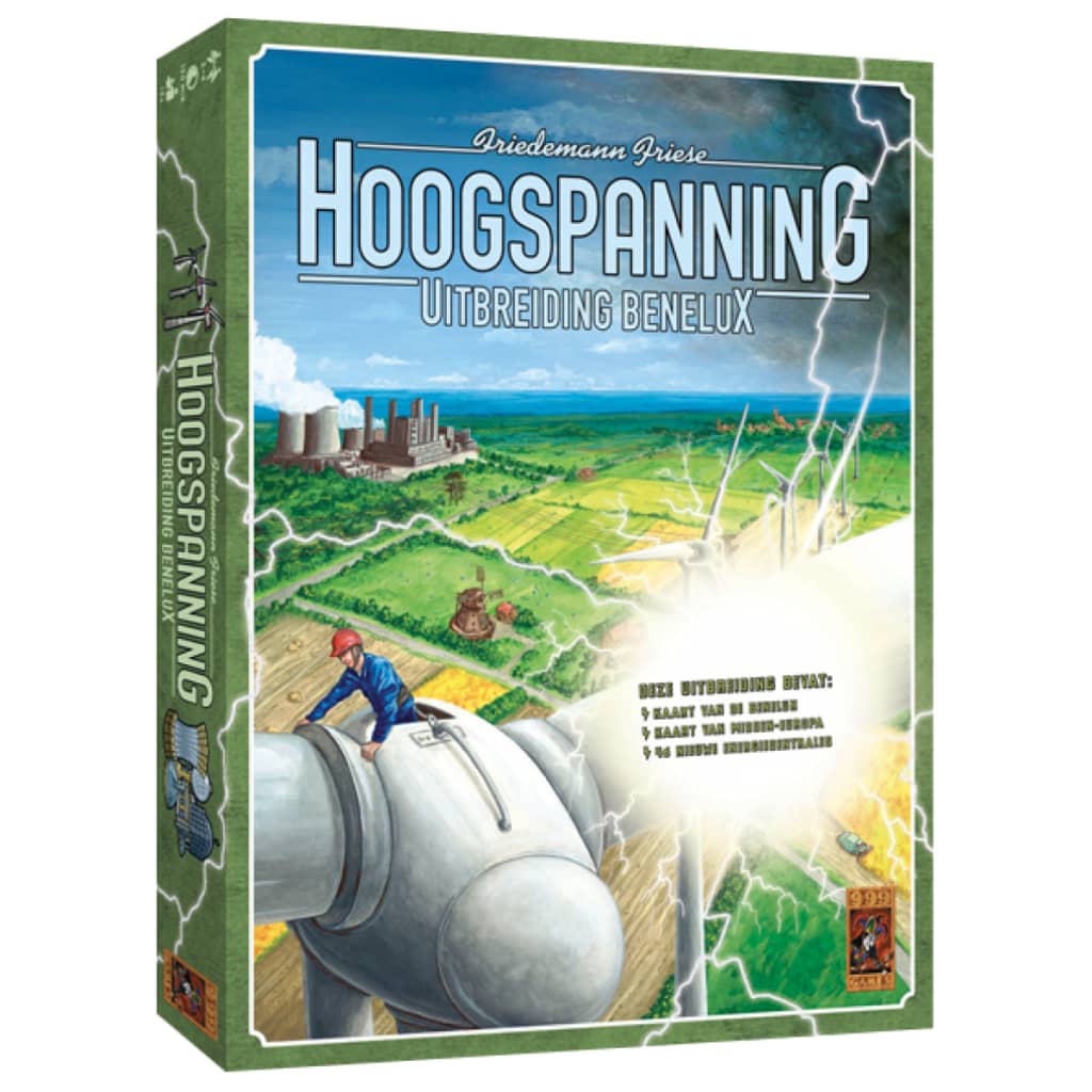 999 Games Hoogspanning: Benelux - Bordspel - 12+