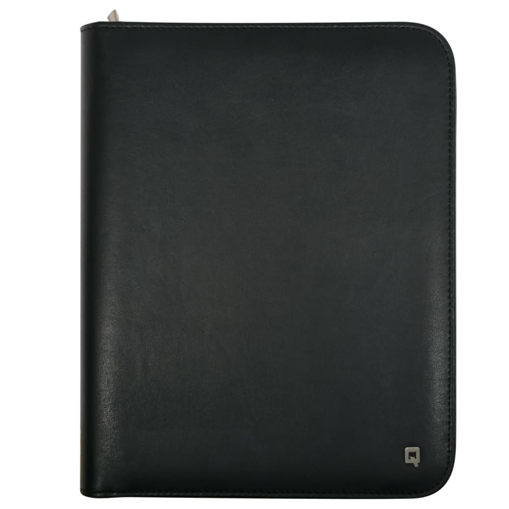 DESQ A5 konferencemappe med notesblok og tabletholder sort