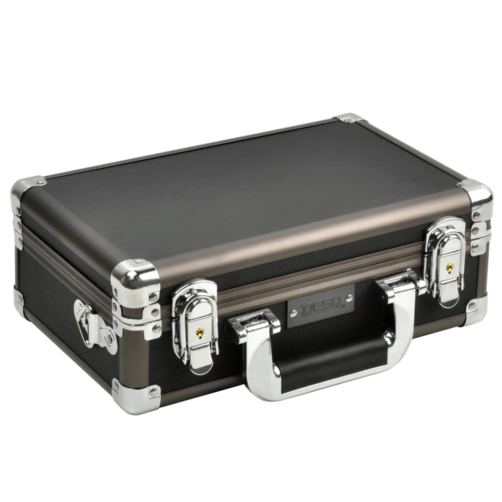 DESQ Maletín de protección universal pequeño ABS negro 30 x 19 x 10 cm