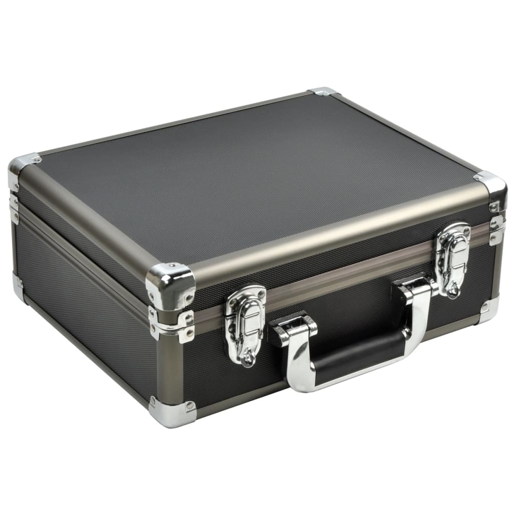 DESQ Maletín de protección universal mediano ABS negro 33 x 26 x 13 cm