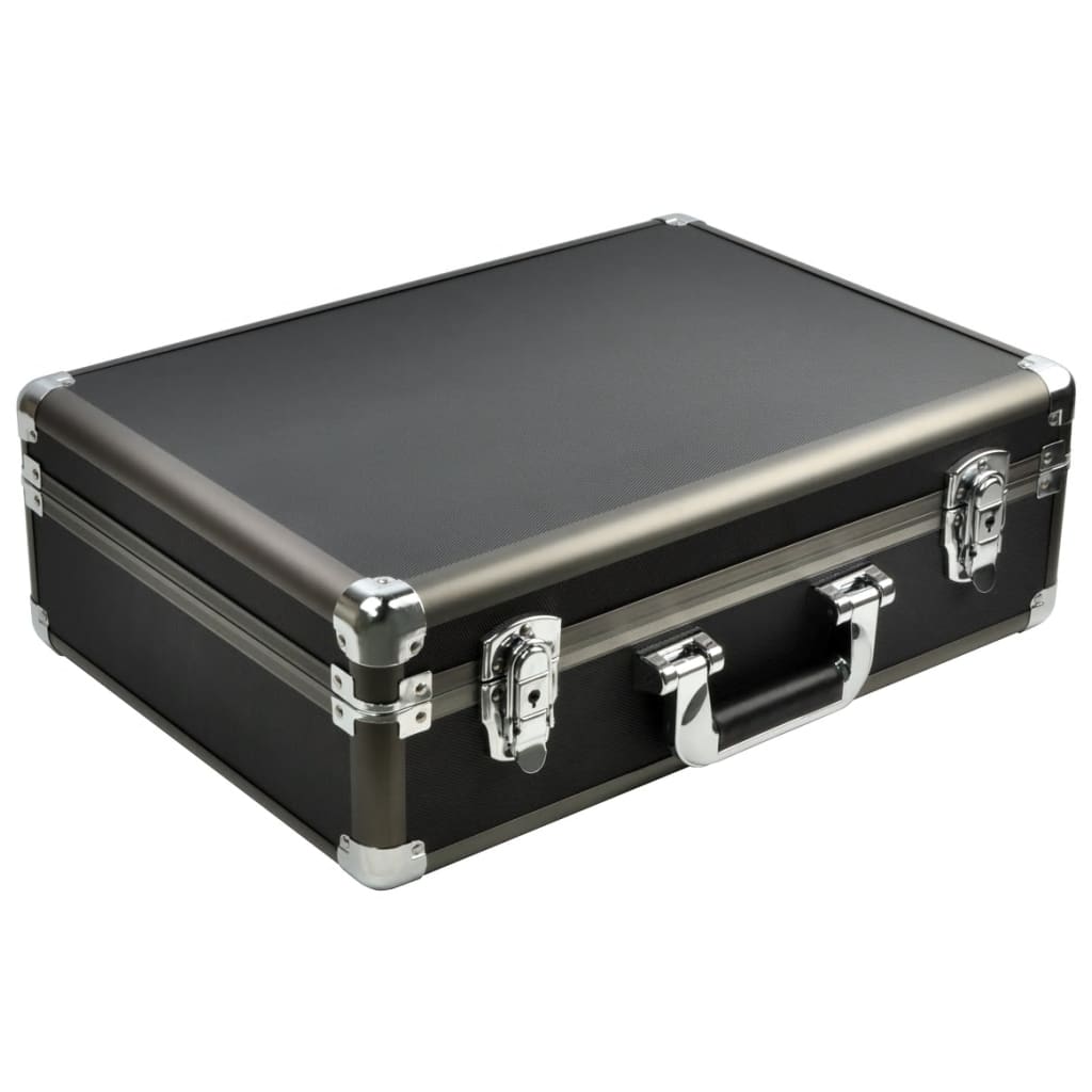 DESQ Maletín de protección universal grande ABS negro 46 x 32.5 x 17 cm